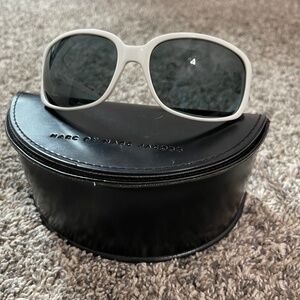 White Marc by Marc Jacobs Sunglasses Chic & Stylish with Case